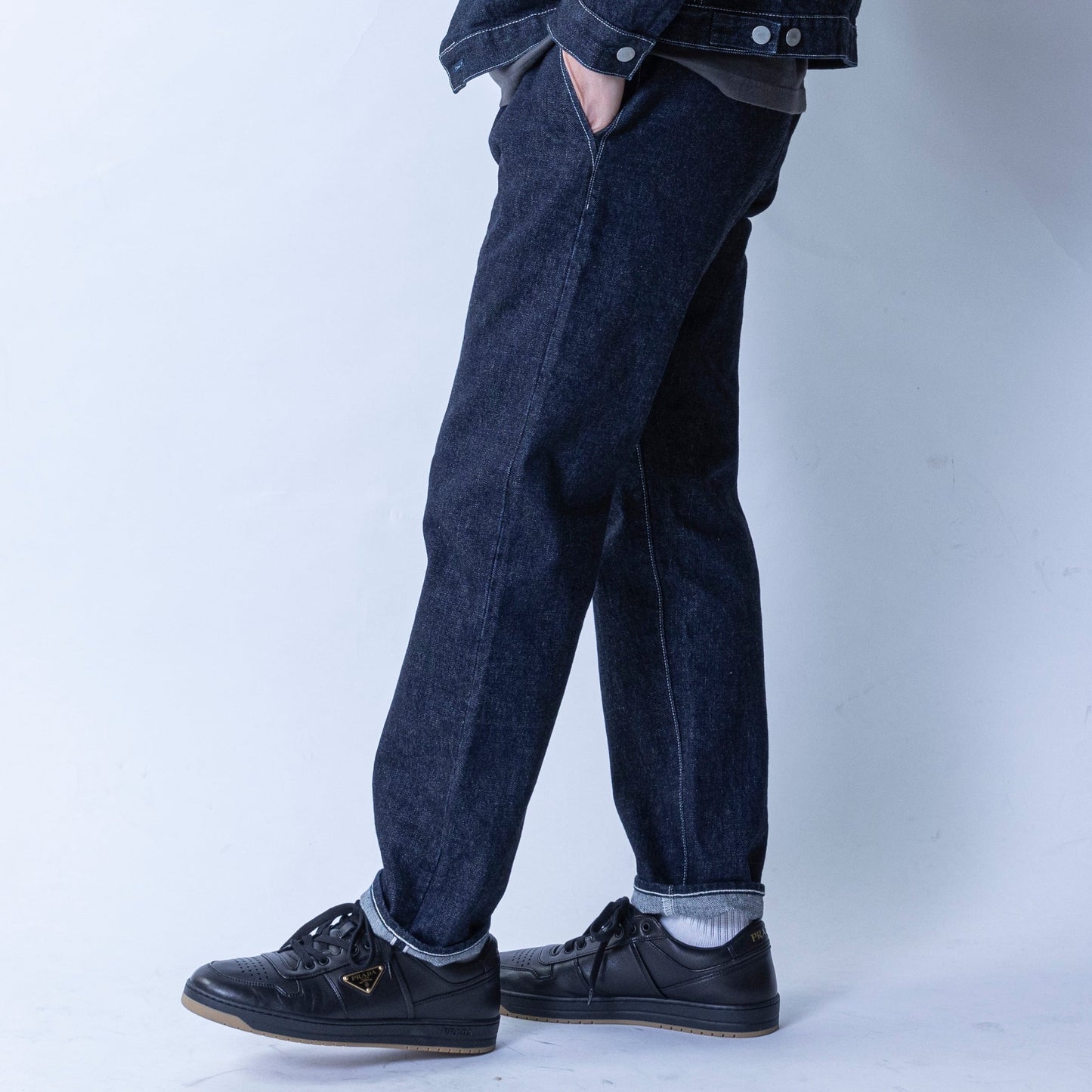 10月再入荷 50年後も着たい「大人のスラックスデニム」(セットアップ)