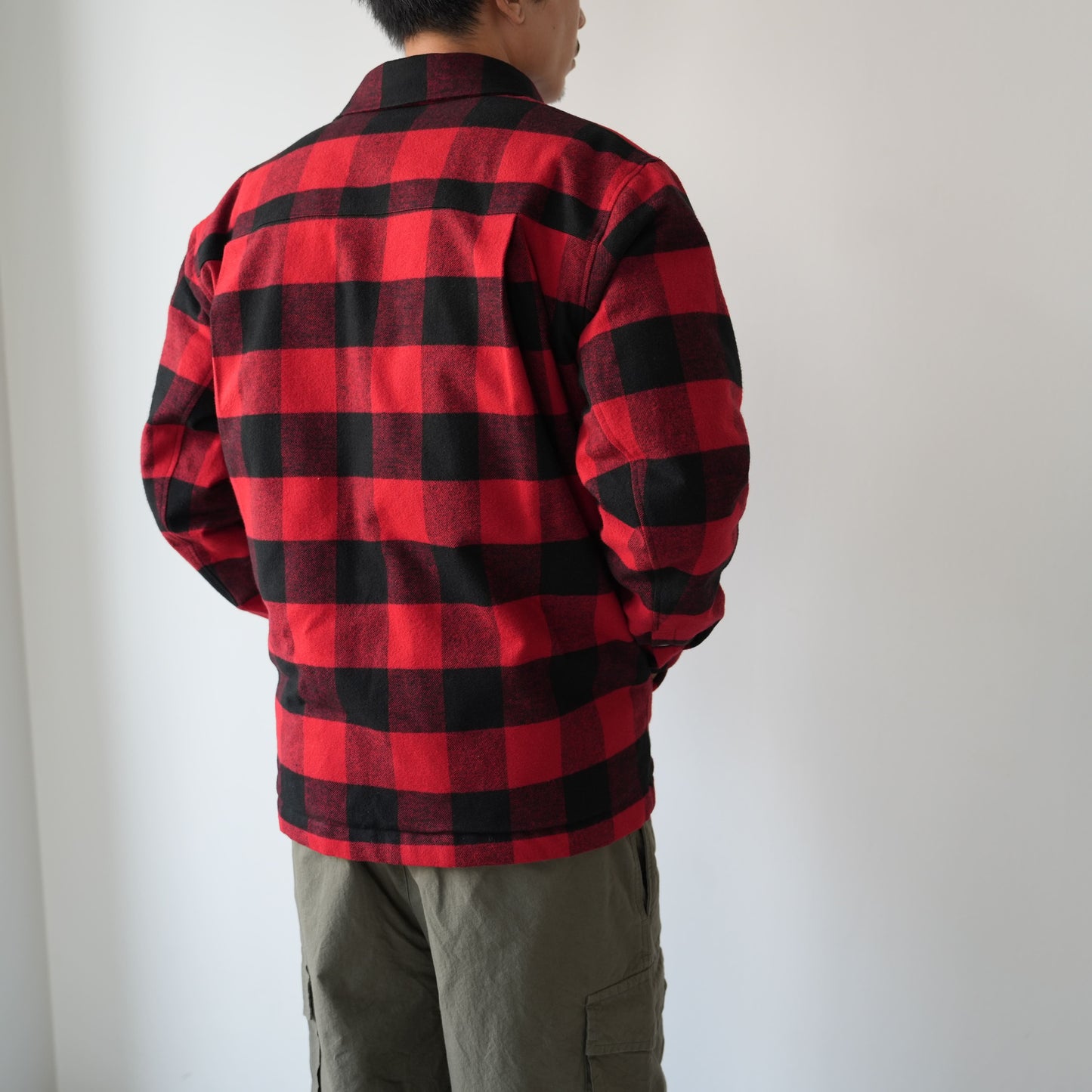 大人が着れる"柄"アウター 「中綿チェックシャツJKT」
