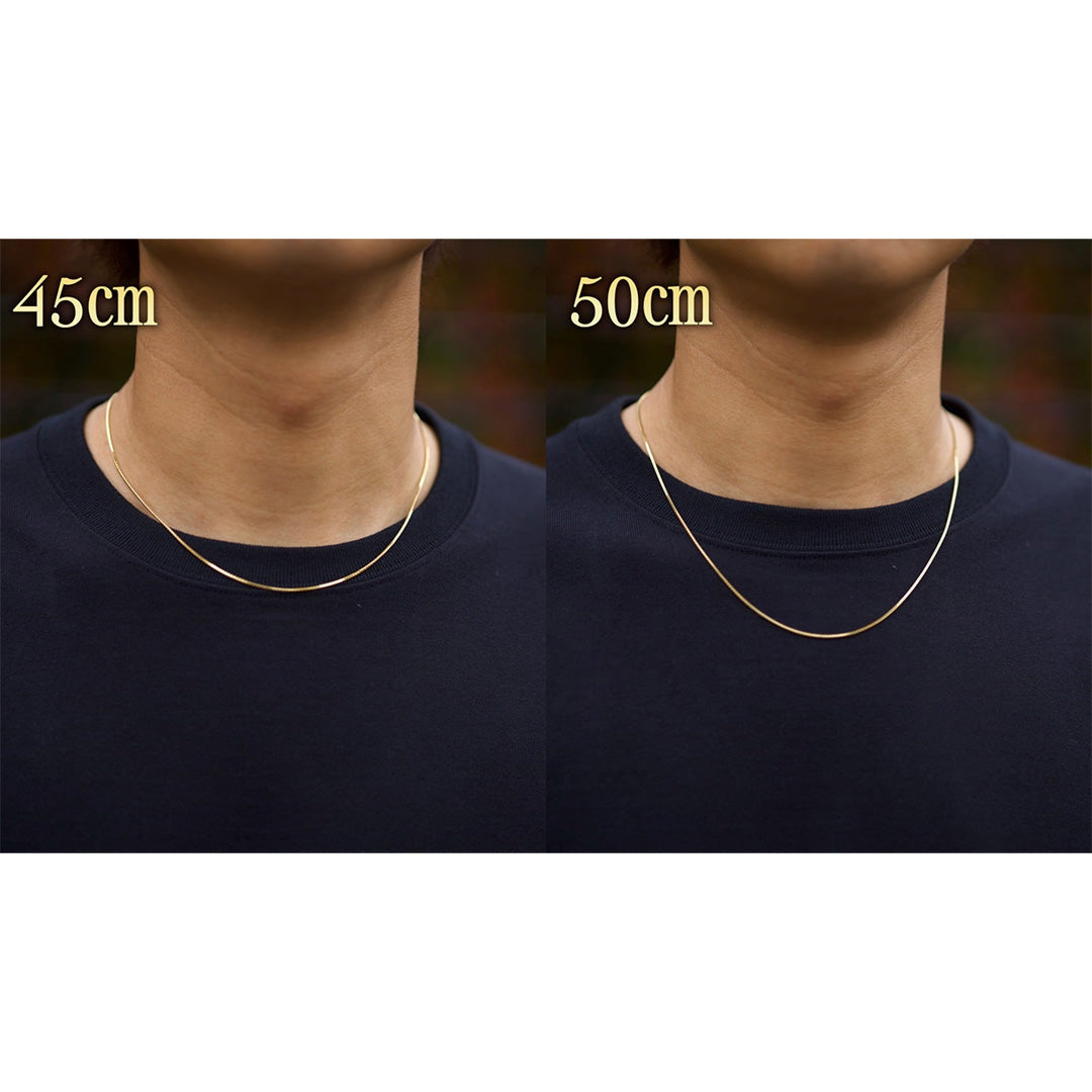 k18『GOLD(金)ネックレス』50㎝
