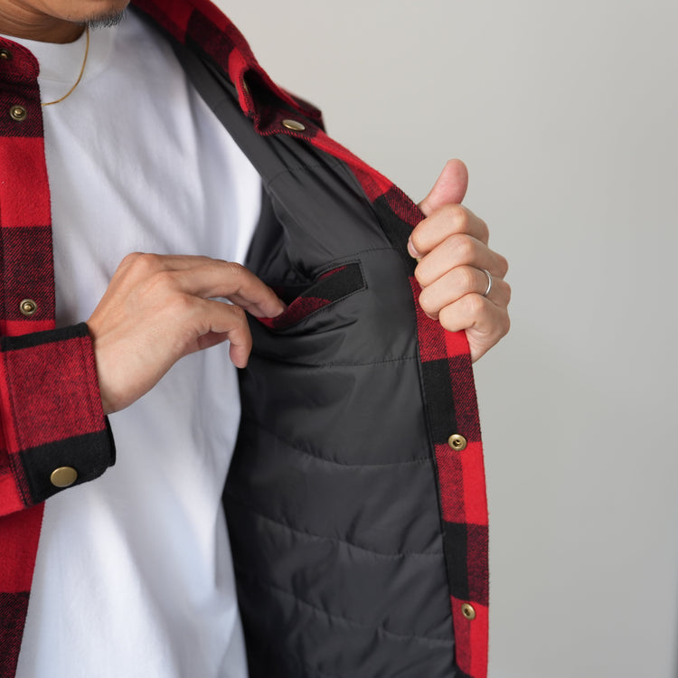 「中綿バッファローチェックJKT」(全5色)~RELAXシリーズ