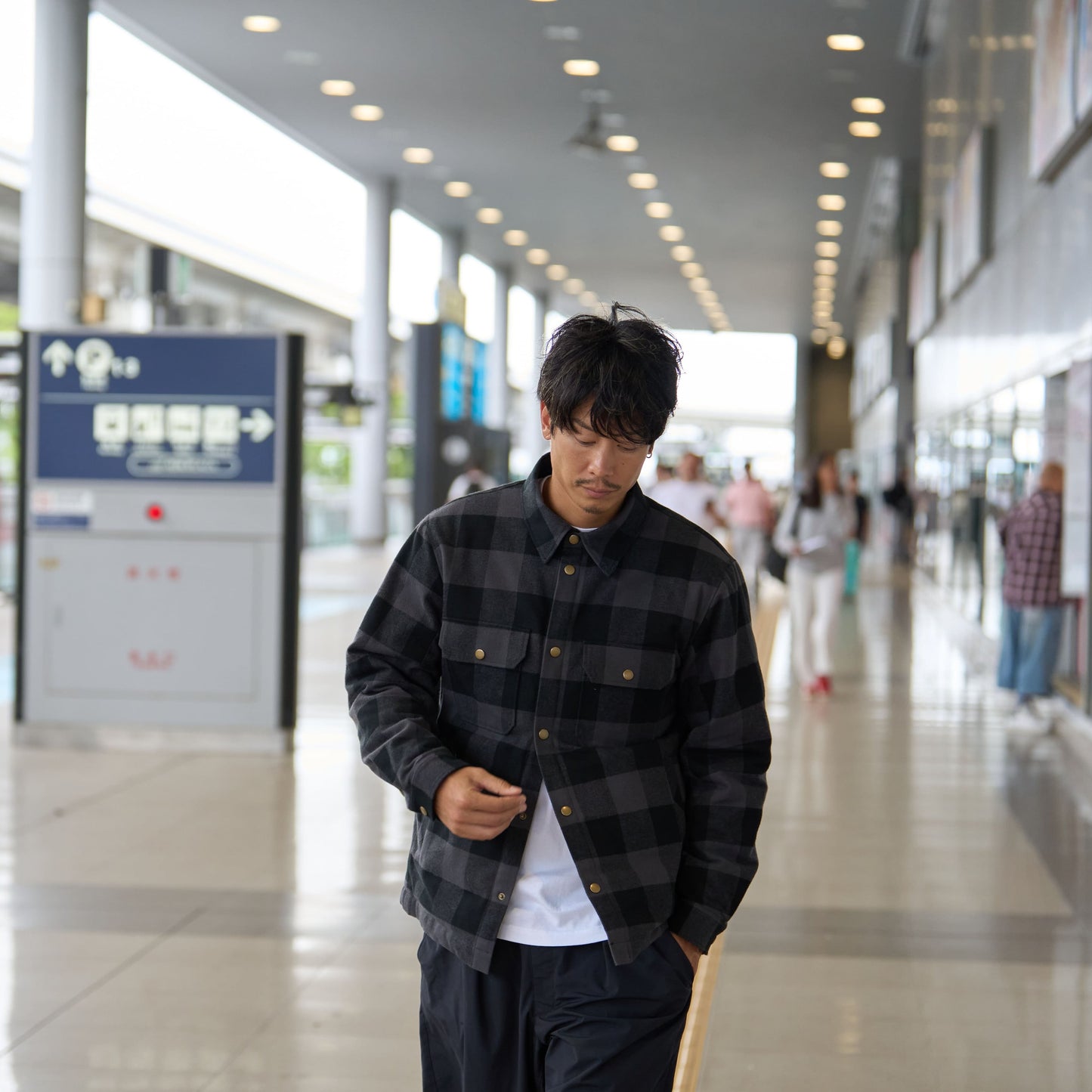 大人が着れる"柄"アウター 「中綿チェックシャツJKT」