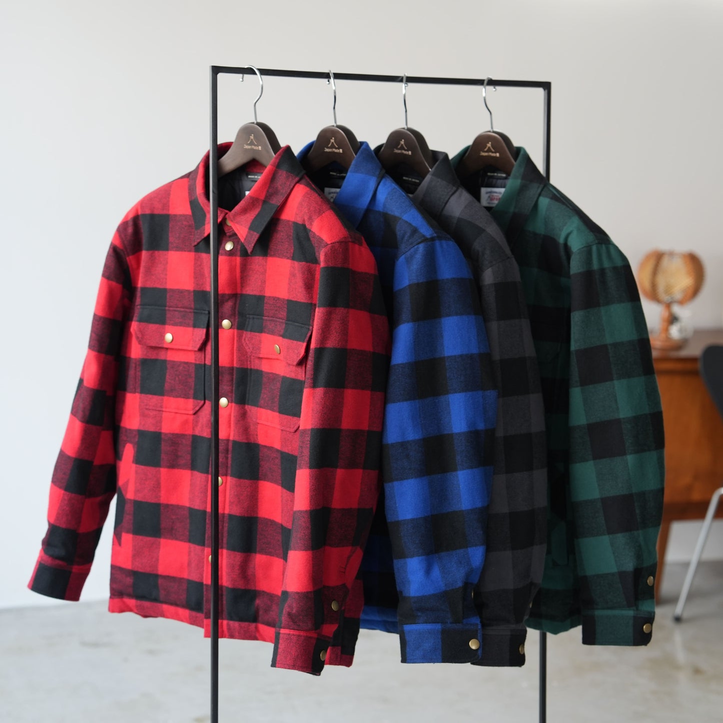大人が着れる"柄"アウター 「中綿チェックシャツJKT」