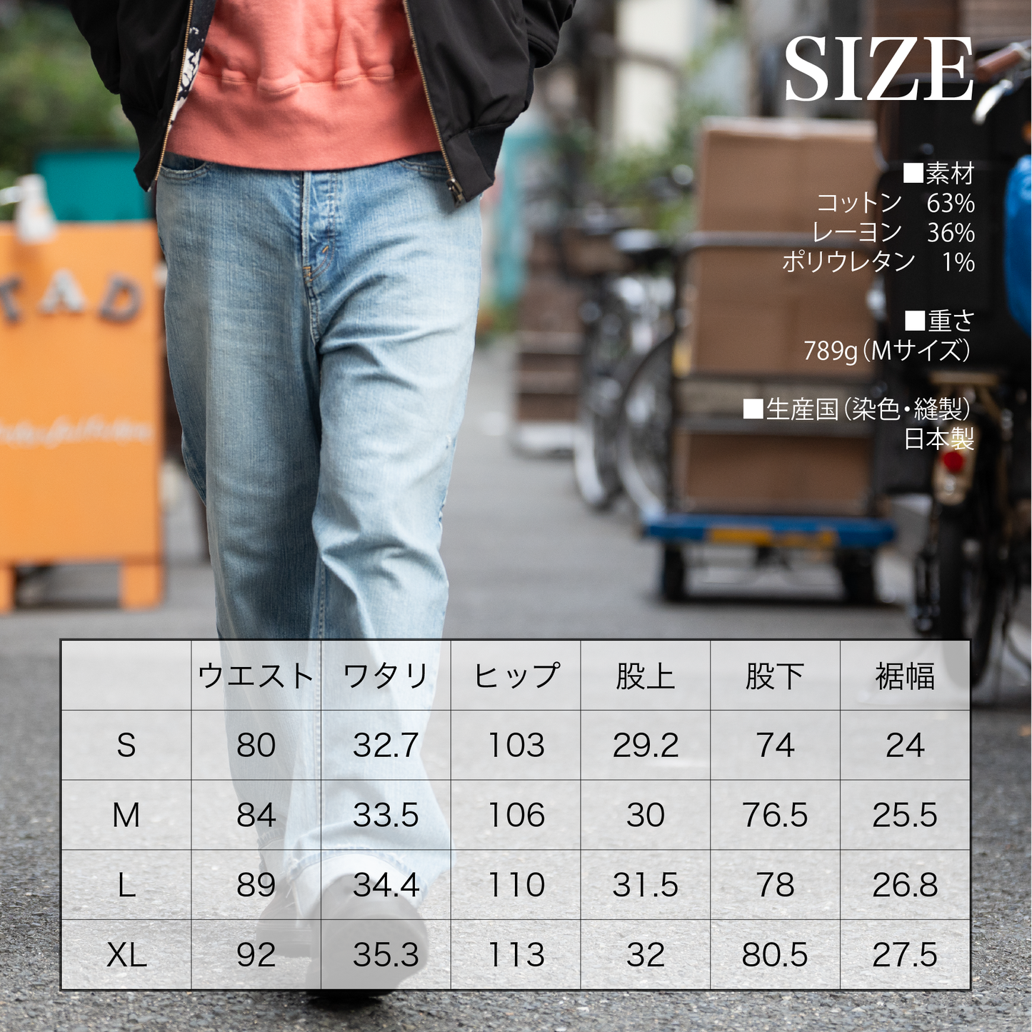 【10年後の未来へ・・・】「ジャパンデニム」ユーズド加工