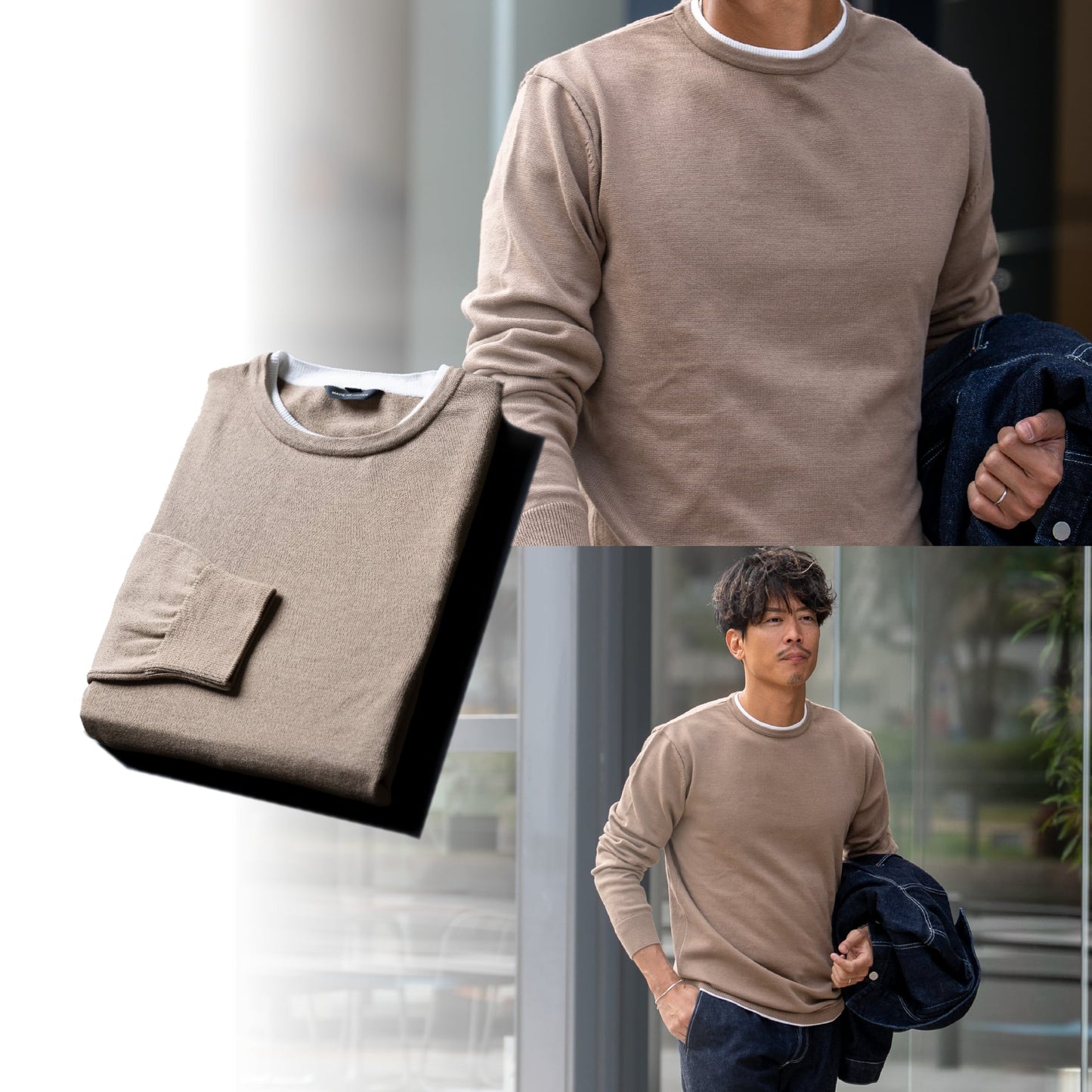 【10月再入荷】究極に辿り着いた『大人ニット』オーガニックコットン(全7色)