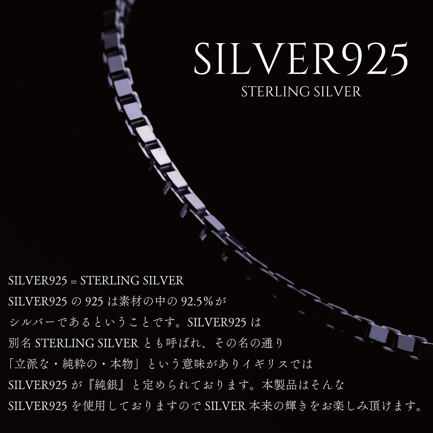 大人の品格漂う『ネックレス』(Silver925)