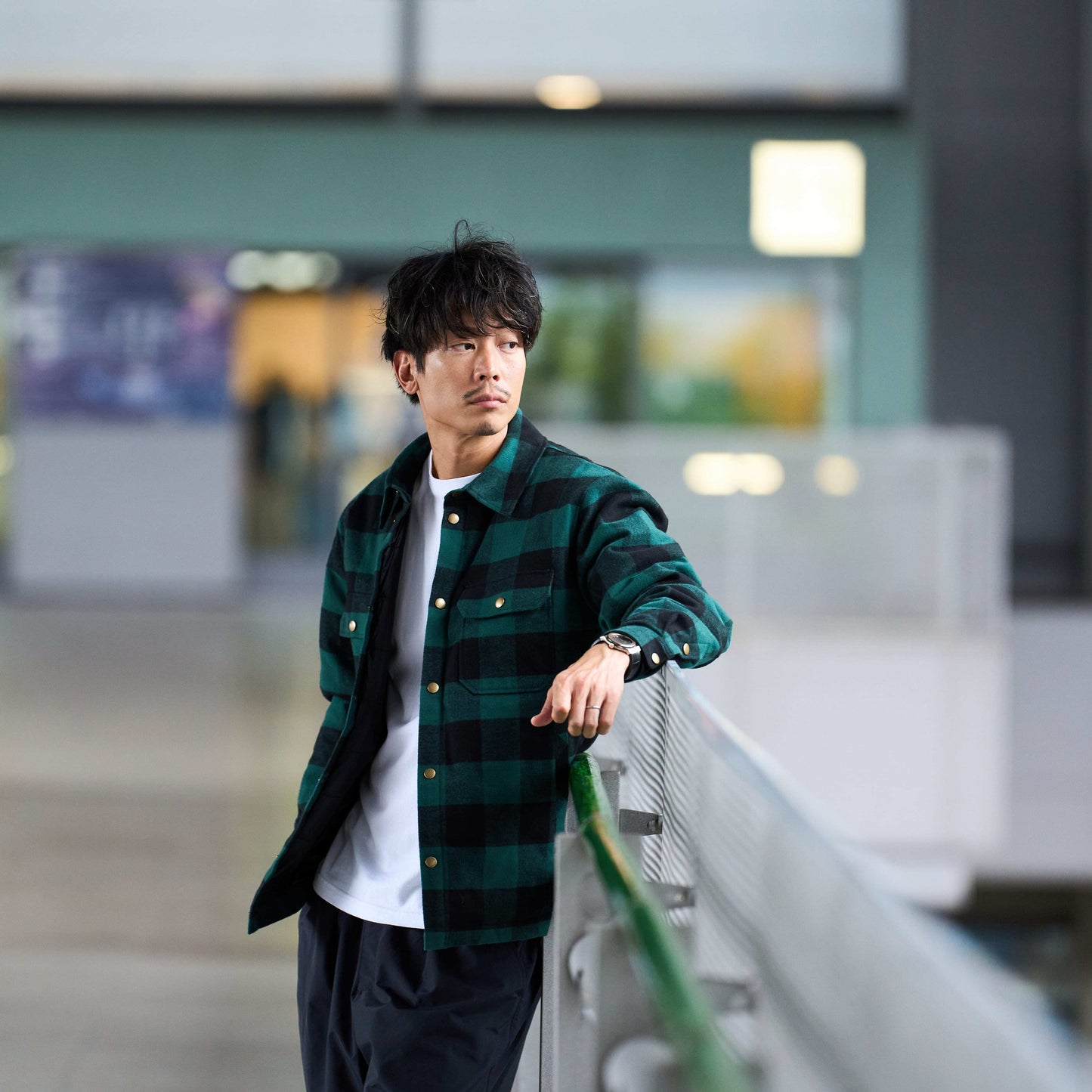 大人が着れる"柄"アウター 「中綿チェックシャツJKT」