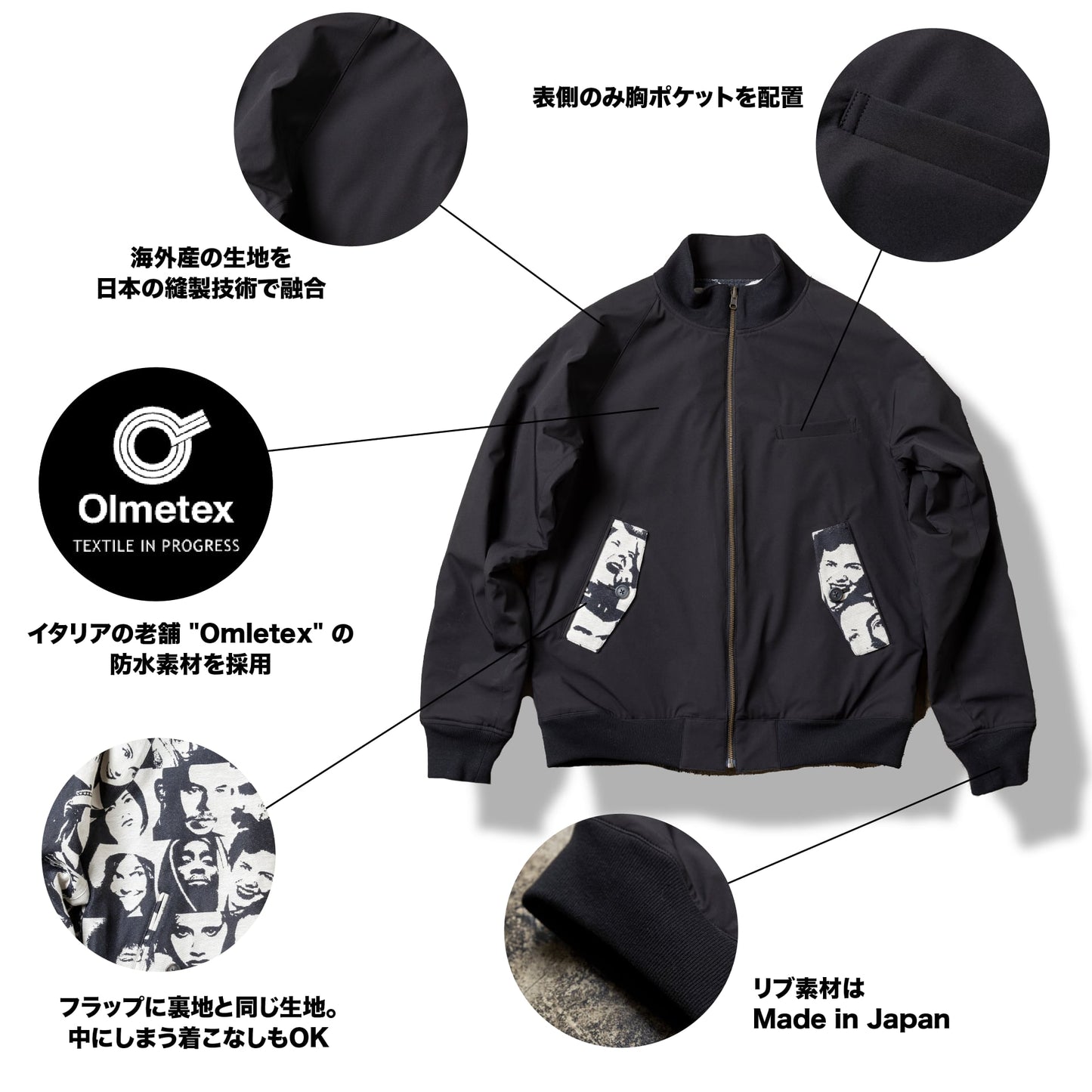 【限定オーダー】『リバーシブルジャケット』Los Angeles Fabric