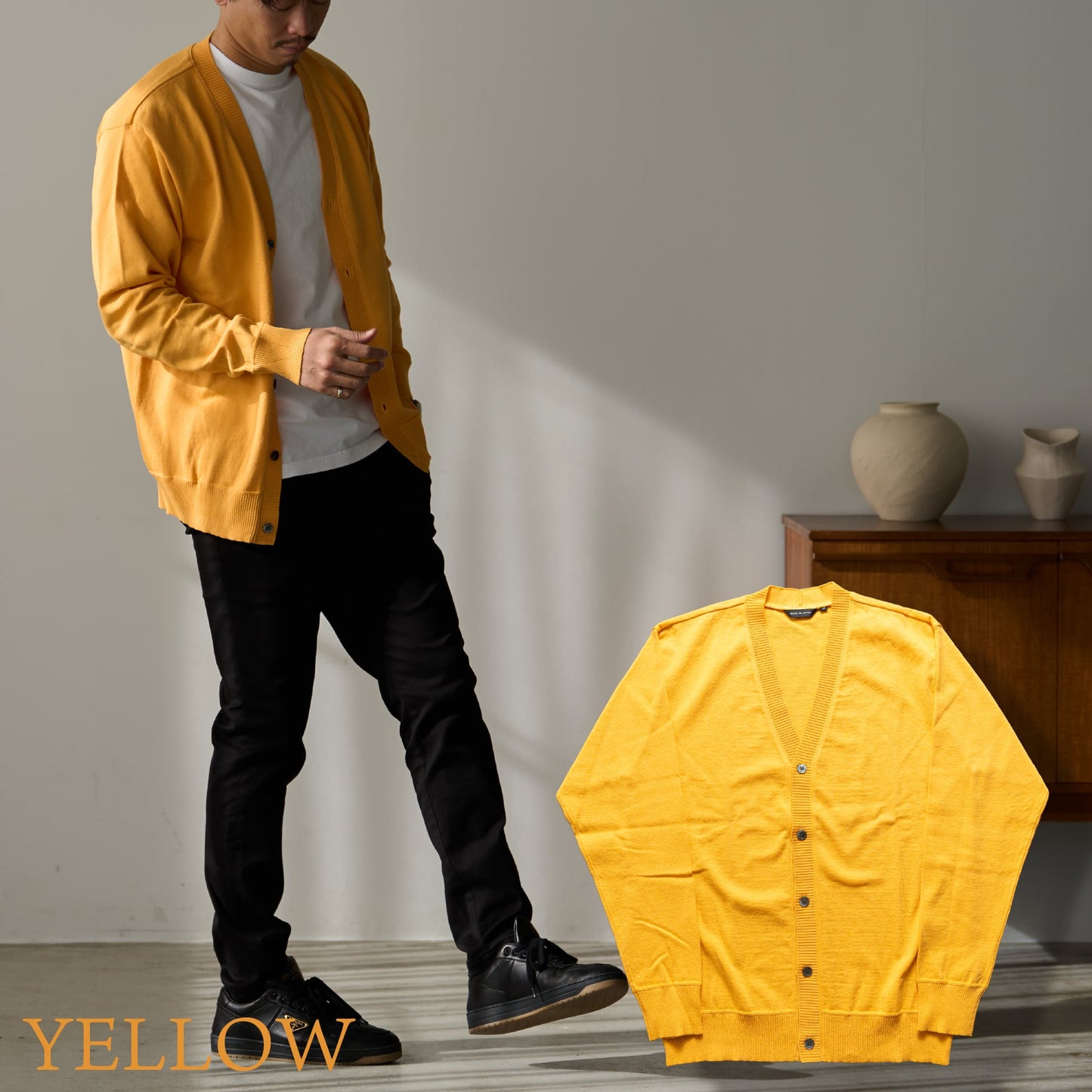 カシミヤ&コットン 着るとなぜか褒められる「上品な"カーディガン」