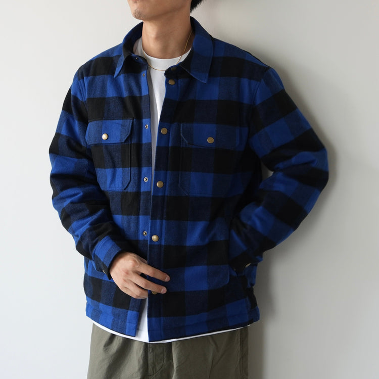 「中綿バッファローチェックJKT」（全5色）~RELAXシリーズ
