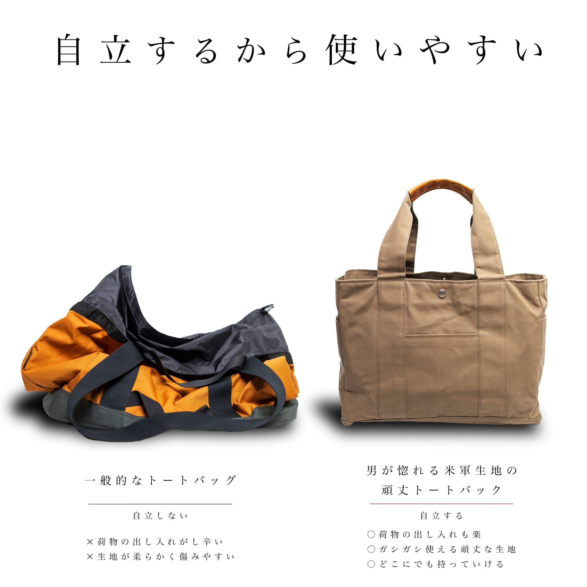 【廃盤】頑丈トートバック - Japan Made屋