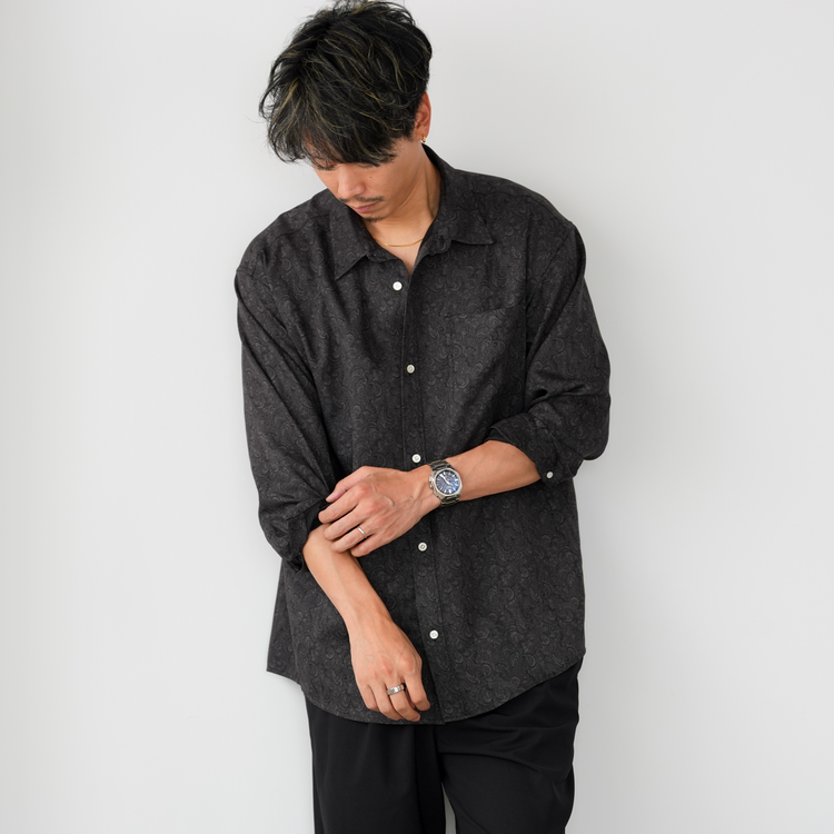 【店舗限定】ペイズリーシャツ