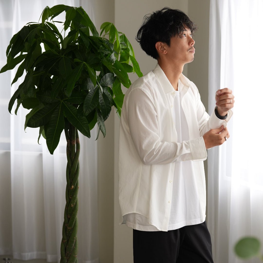 リネン風ドレープ「イージーシャツ」~SMARTシリーズ - Japan Made屋
