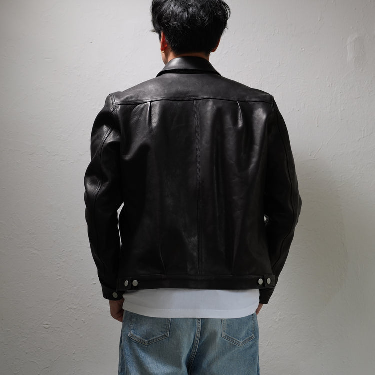 【2027/3予定】レザートラッカージャケット - Japan Made屋