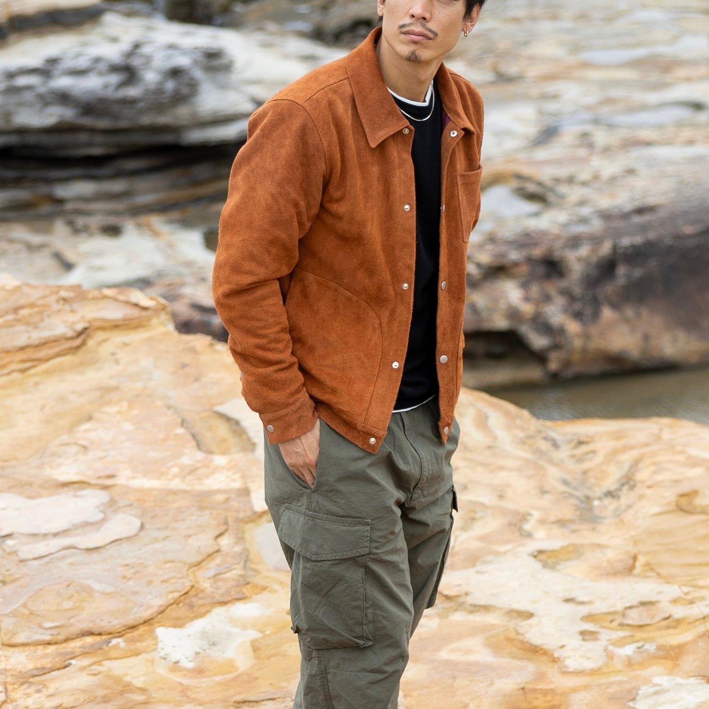 30代以上のための「上質"スウェード"ジャケット」