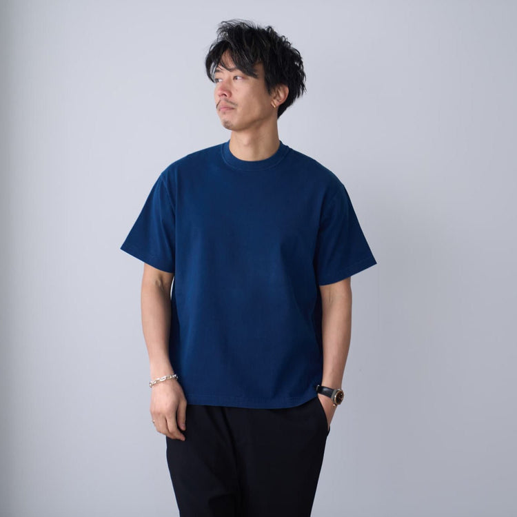 【店舗限定】Tシャツ　インディゴ染め 〜RELAXシリーズ - Japan Made屋
