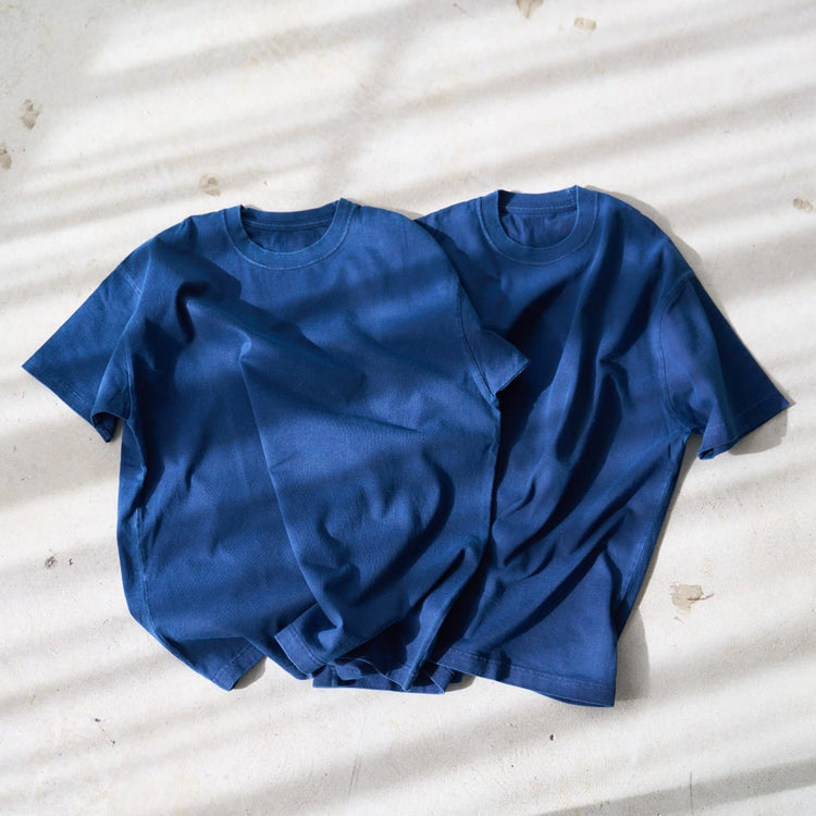 【店舗限定】Tシャツ　インディゴ染め 〜RELAXシリーズ - Japan Made屋