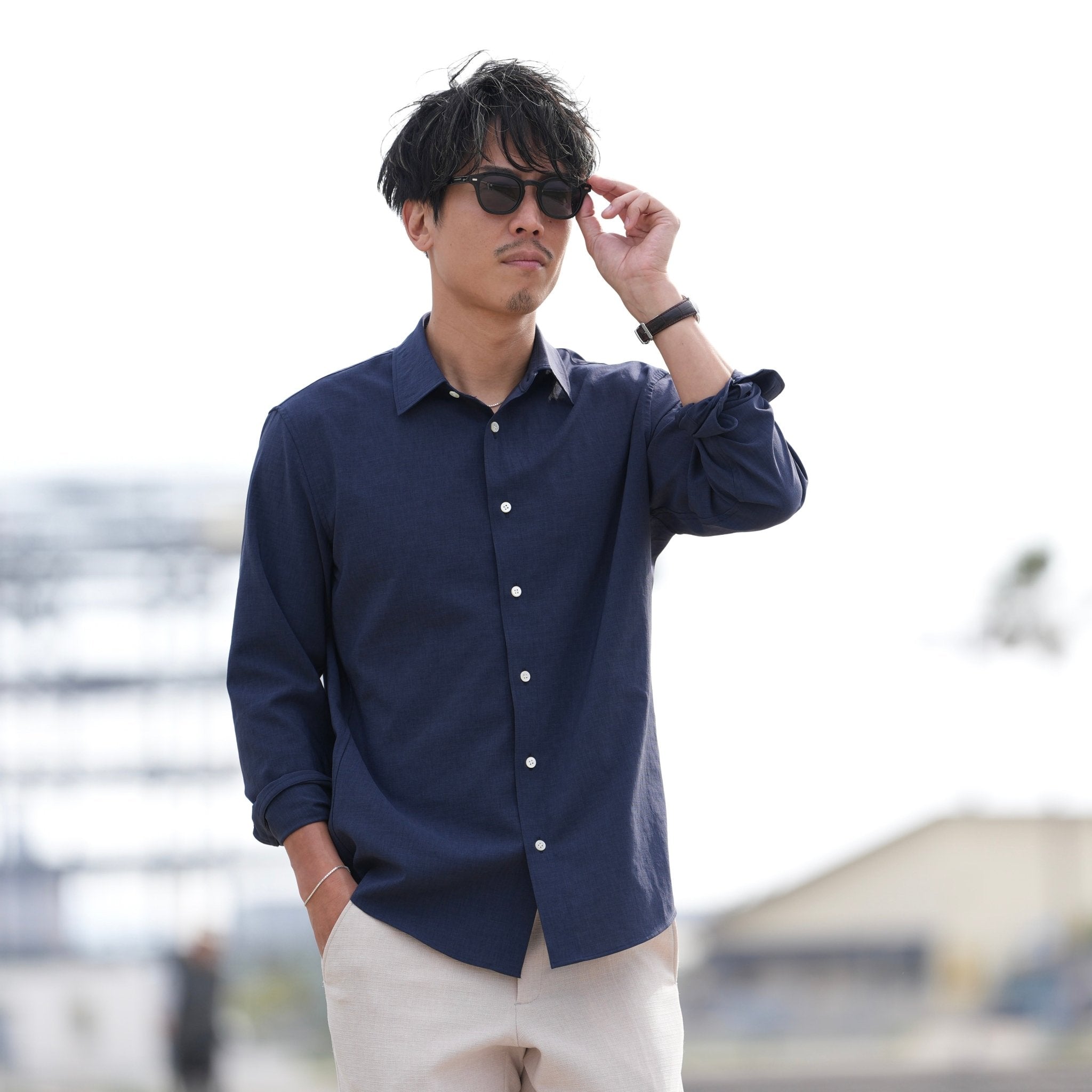 リネン風ドレープ「イージーシャツ」~SMARTシリーズ - Japan Made屋