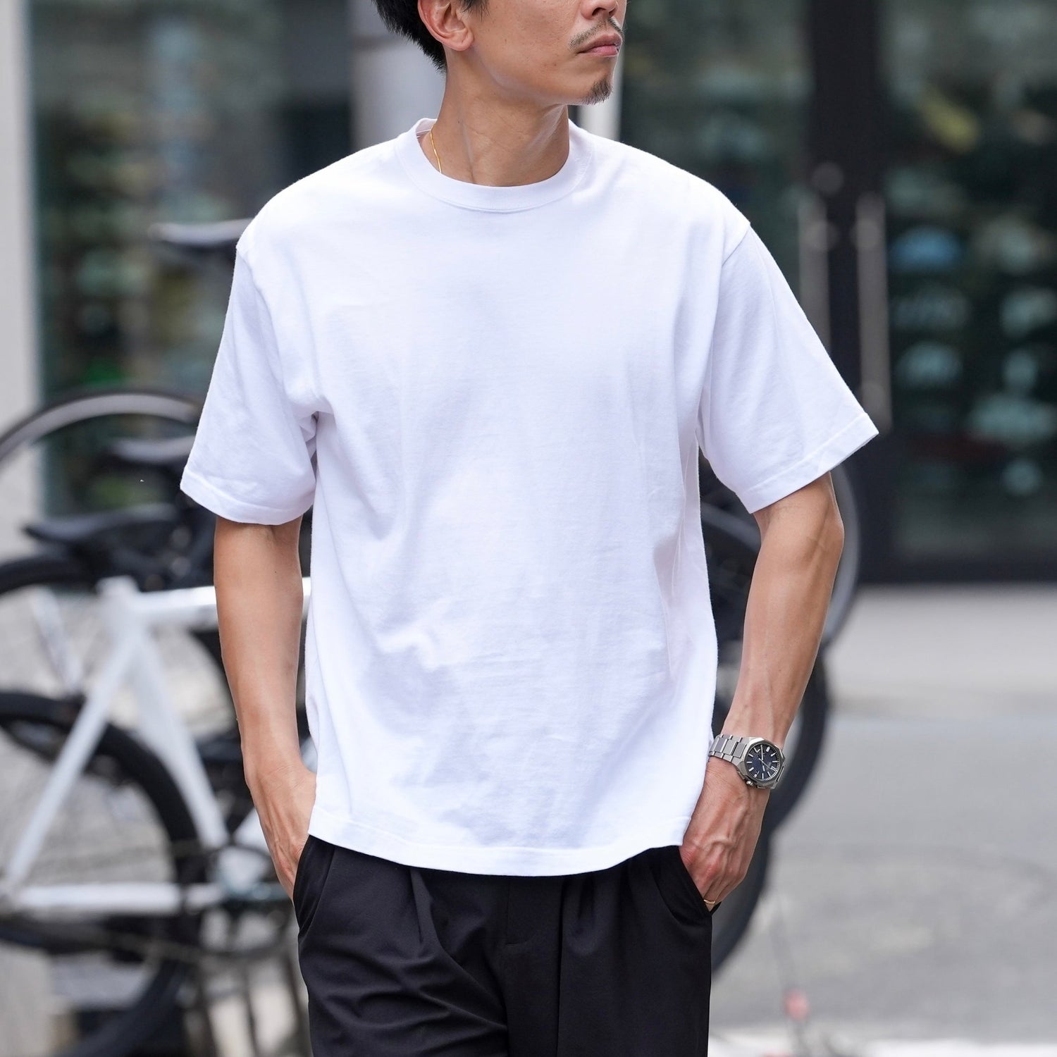 【夏モデル】「7oz Tシャツ」気温20〜30℃〜透けない万能型 - Japan Made屋
