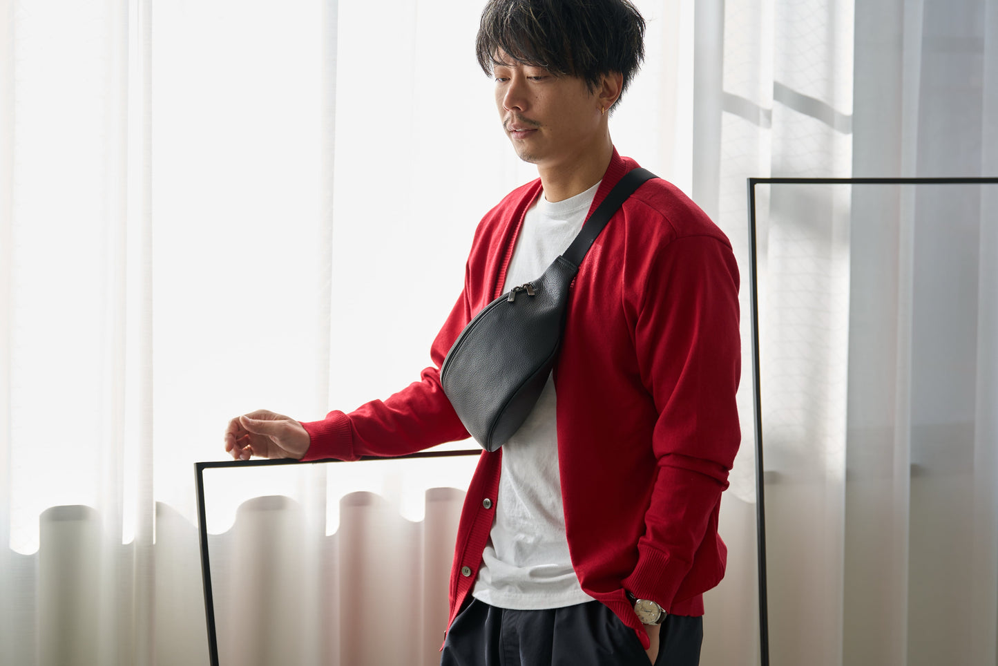 『ウエストバッグ』上質レザーでつくる、大人の贅沢。