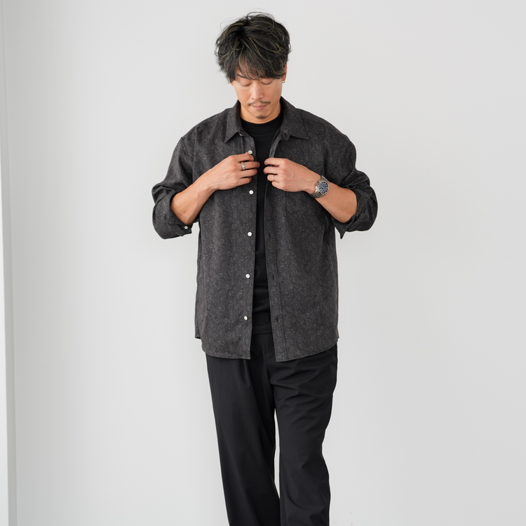 【店舗限定】ペイズリーシャツ