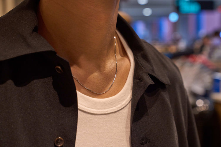 プラチナ『PLATINUMネックレス』50cm