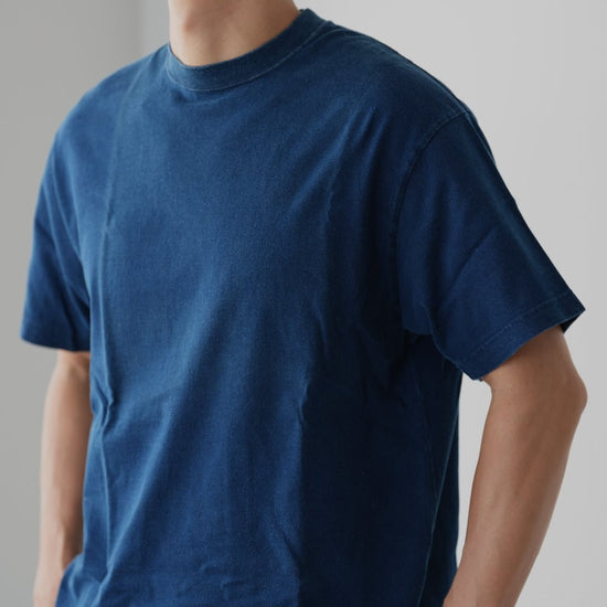 【店舗限定】Tシャツ　インディゴ染め 〜RELAXシリーズ - Japan Made屋