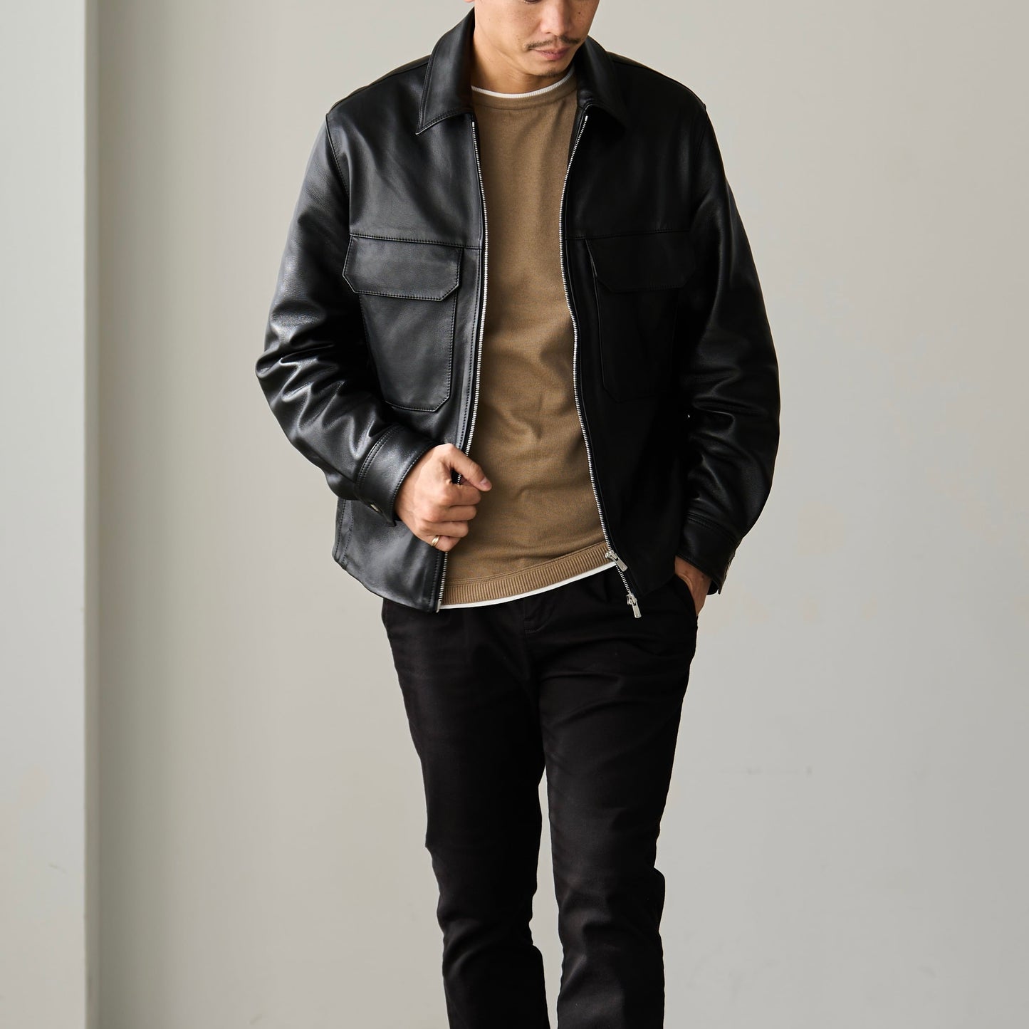 1枚でも、重ねても決まる『スパニッシュ・メリノシープJKT』