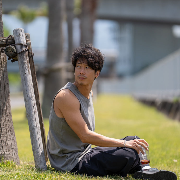 「"リラックス"タンクトップ」（30番手コーマ天竺）