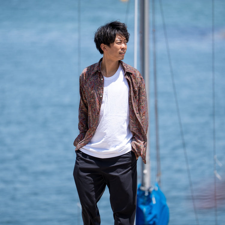 「"リラックス"タンクトップ」（30番手コーマ天竺）