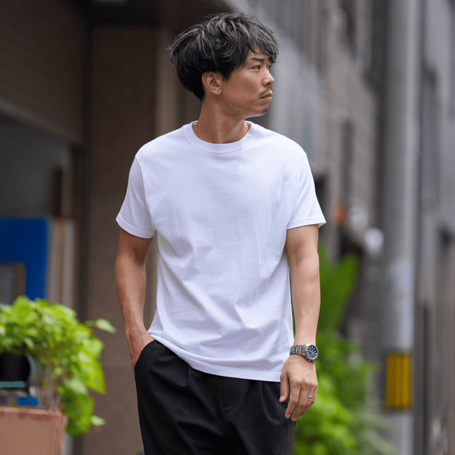 【夏モデル】「7oz Tシャツ」気温20〜30℃〜透けない万能型 - Japan Made屋