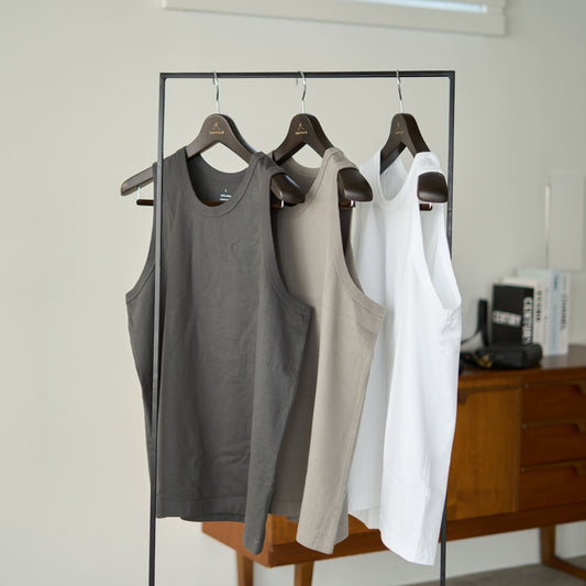 「"リラックス"タンクトップ」（30番手コーマ天竺） - Japan Made屋