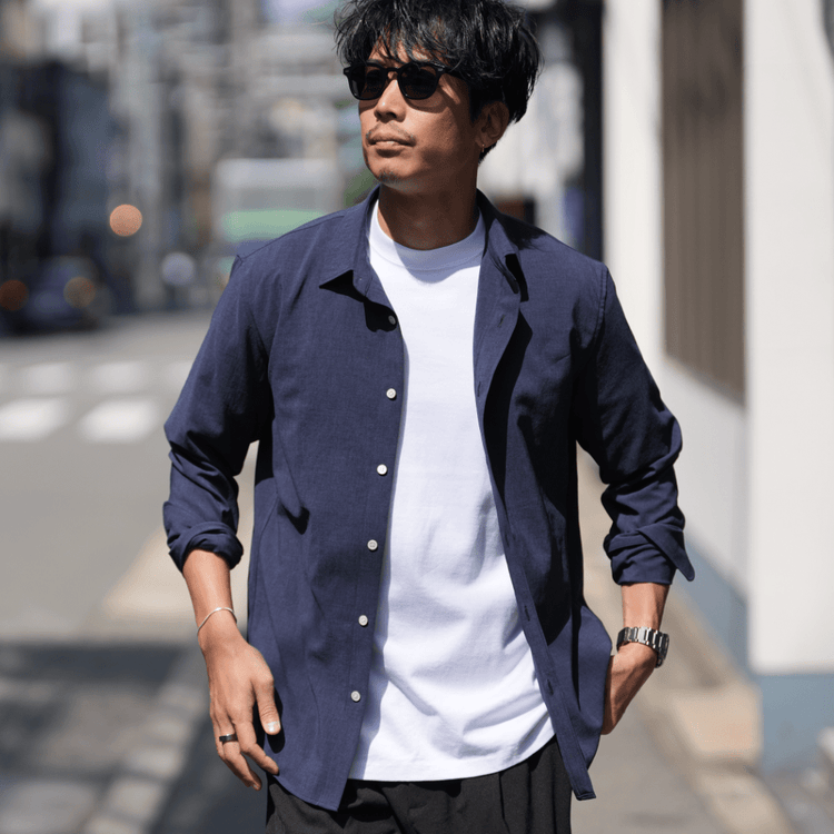 リネン風ドレープ「イージーシャツ」~SMARTシリーズ - Japan Made屋