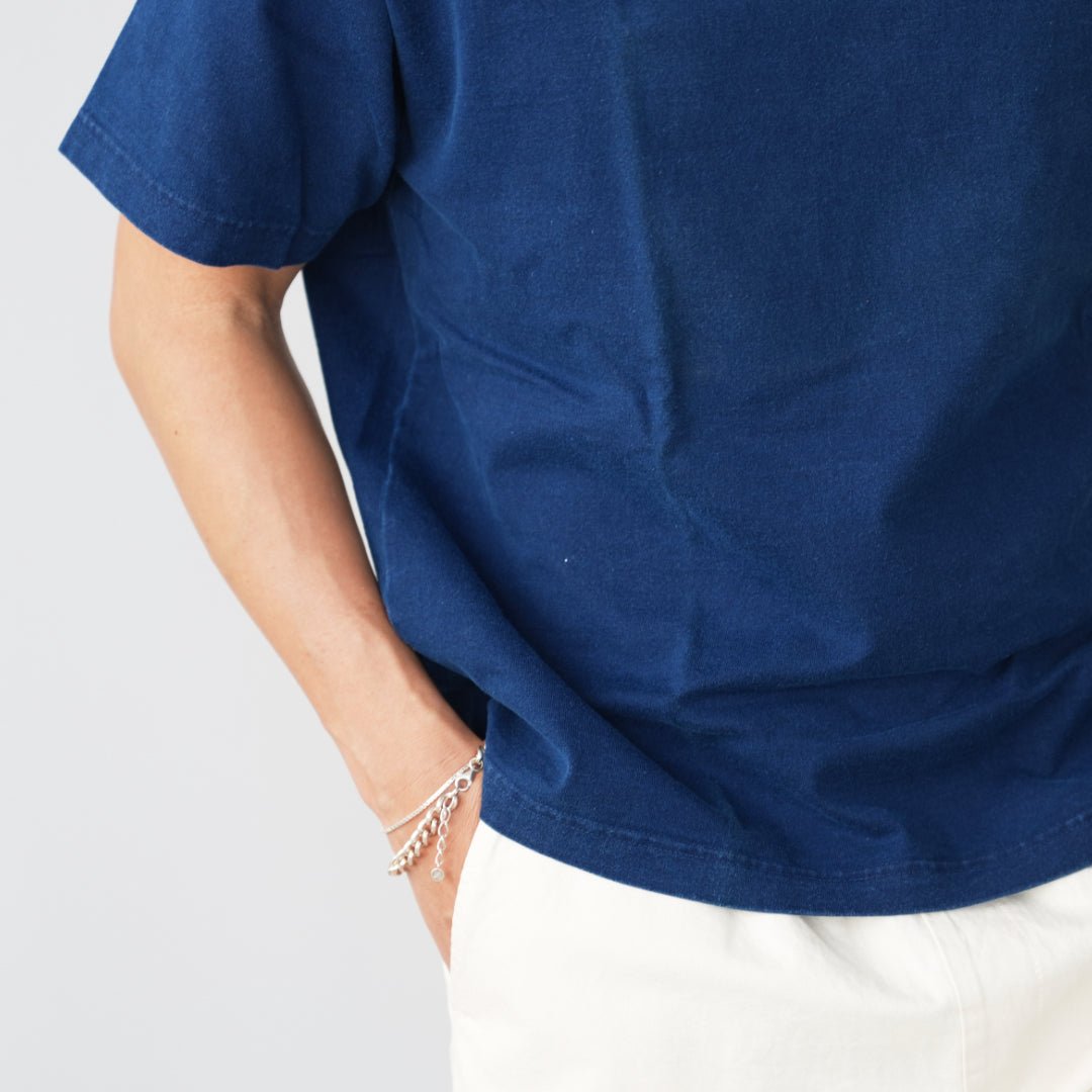 【店舗限定】Tシャツ　インディゴ染め 〜RELAXシリーズ - Japan Made屋
