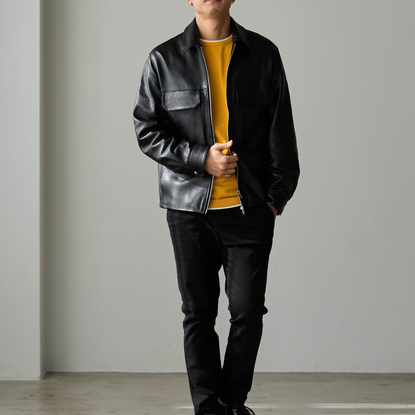 1枚でも、重ねても決まる『スパニッシュ・メリノシープJKT』