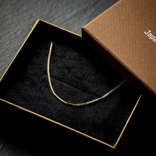 k18『GOLD(金)ネックレス』45㎝ - Japan Made屋