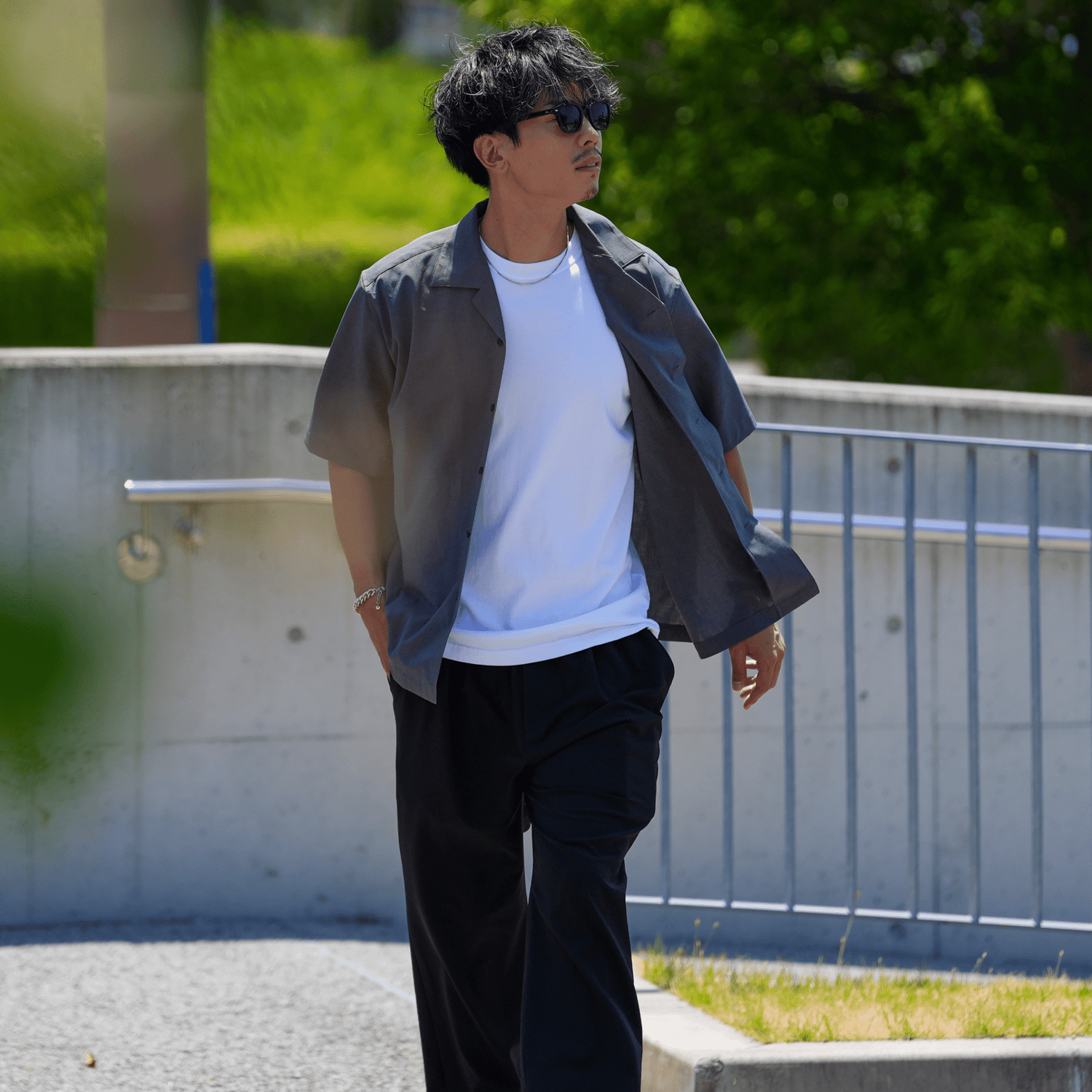 「"COOL"オープンカラーシャツ」~RELAXシリーズ - Japan Made屋