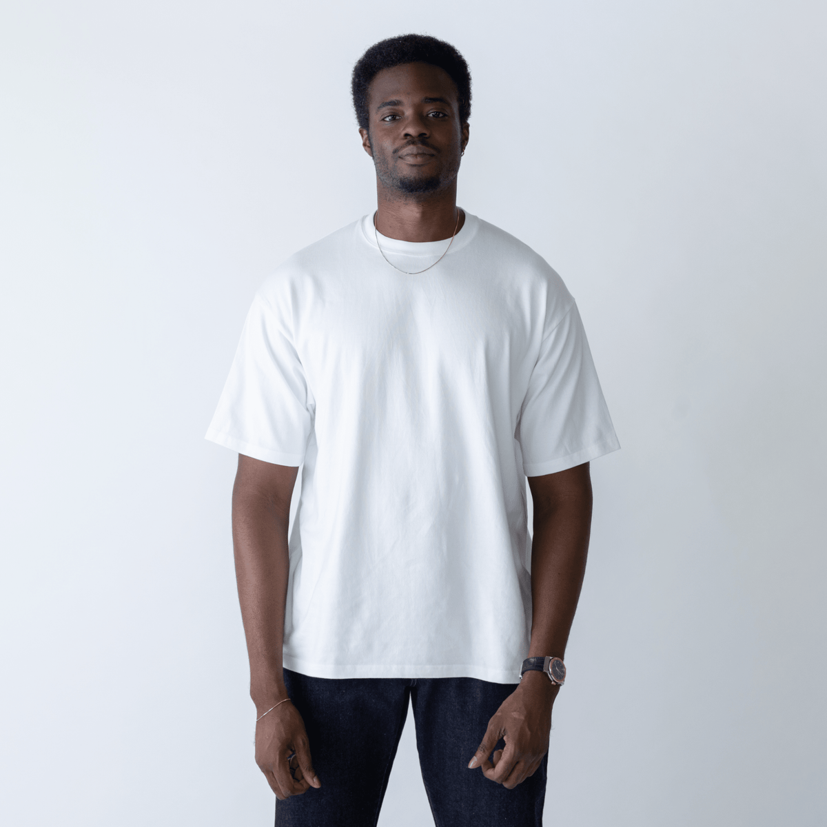 新品　男性ブランコ　オリジナルTシャツ　完売商品　ホワイト　Mサイズ 9oz Tシャツ シーアイランドコットン 日本製｜気温15〜25℃の肉厚T