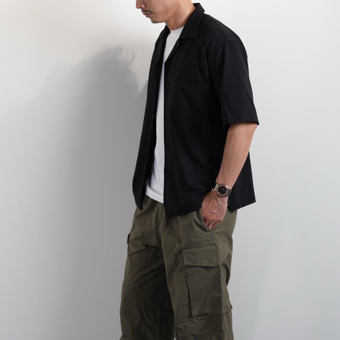 COOLオープンカラーシャツ メンズ 日本製｜夏の通勤に効く機能服