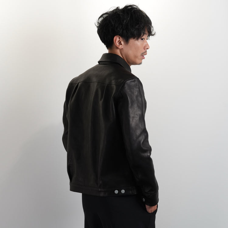 【2027/3予定】レザートラッカージャケット - Japan Made屋