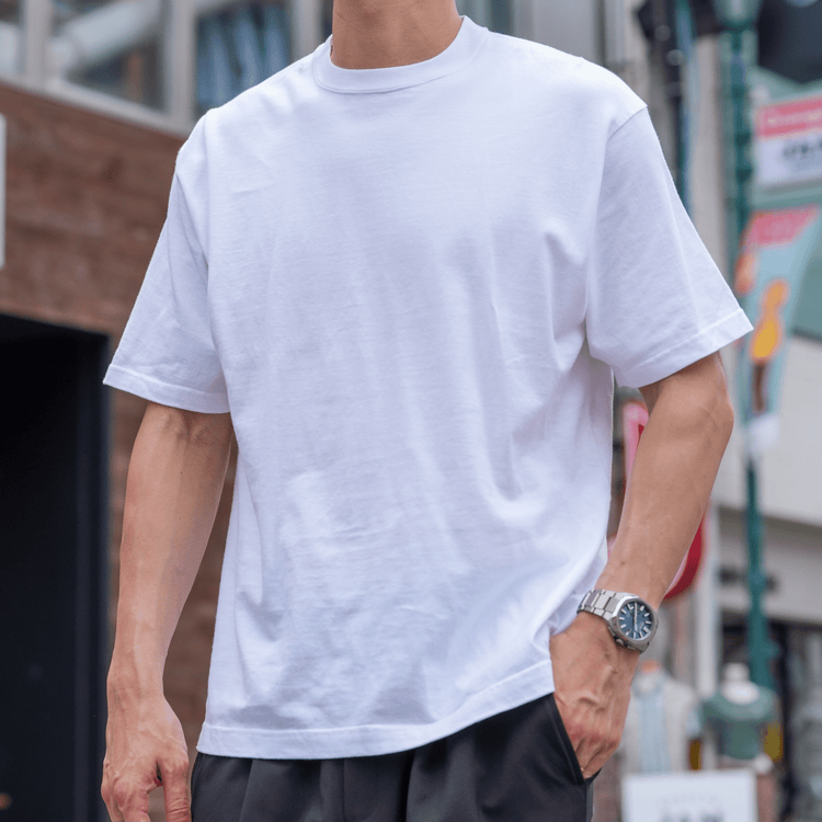 【夏モデル】「7oz Tシャツ」気温20〜30℃〜透けない万能型 - Japan Made屋
