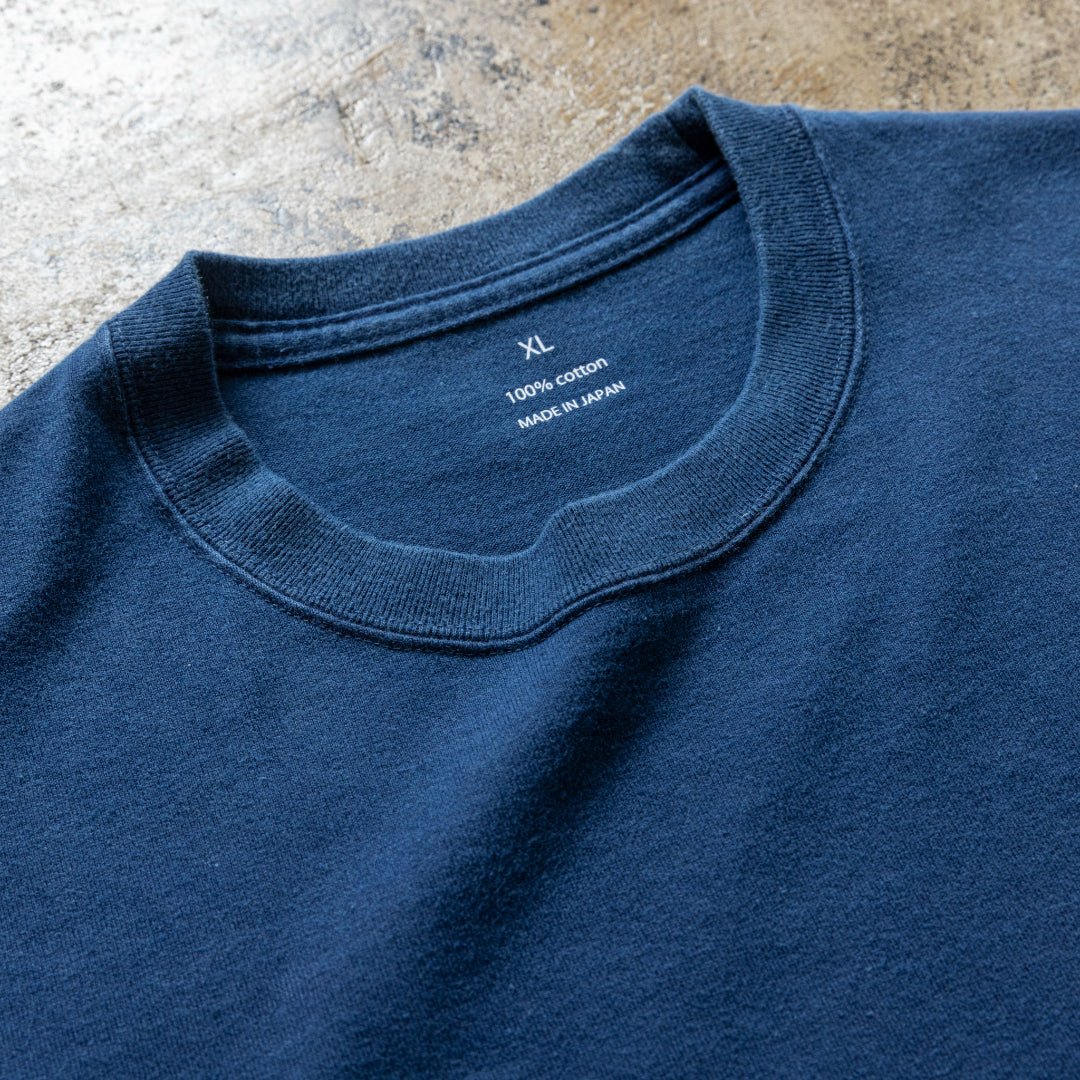 【6月店舗限定】Tシャツ　インディゴ染め 〜RELAXシリーズ - Japan Made屋