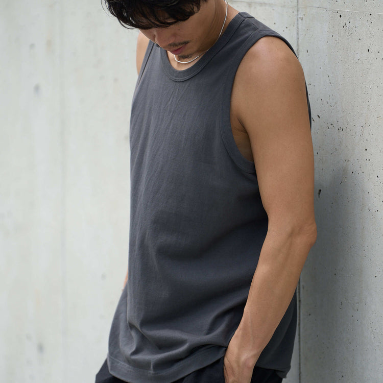 「"リラックス"タンクトップ」（30番手コーマ天竺）