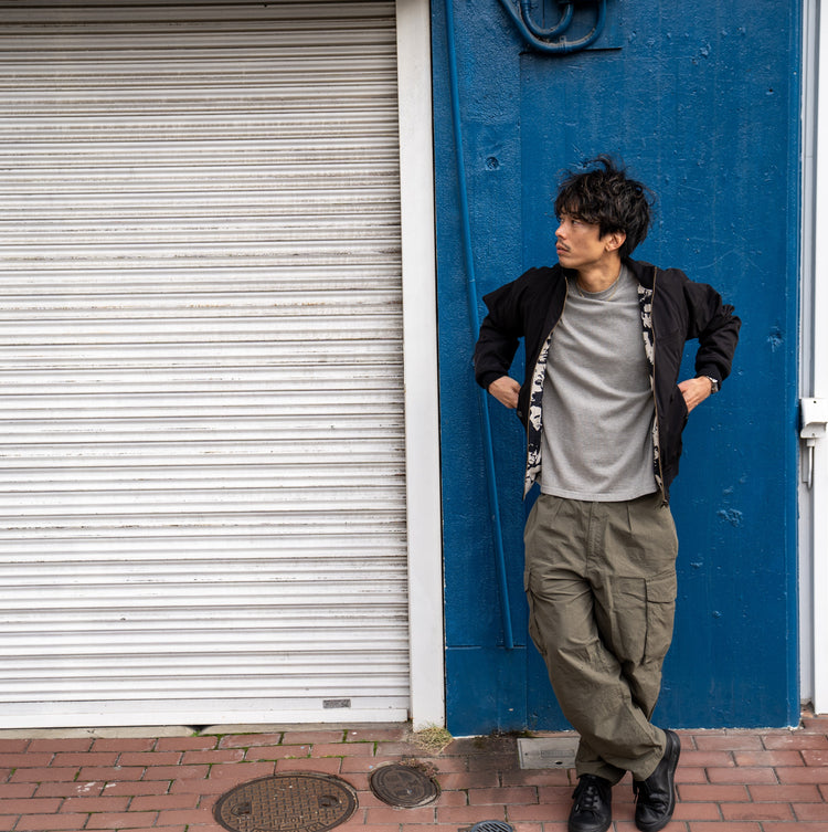 【完全オーダー】『リバーシブルジャケット』Los Angeles Fabric~RELAXシリーズ