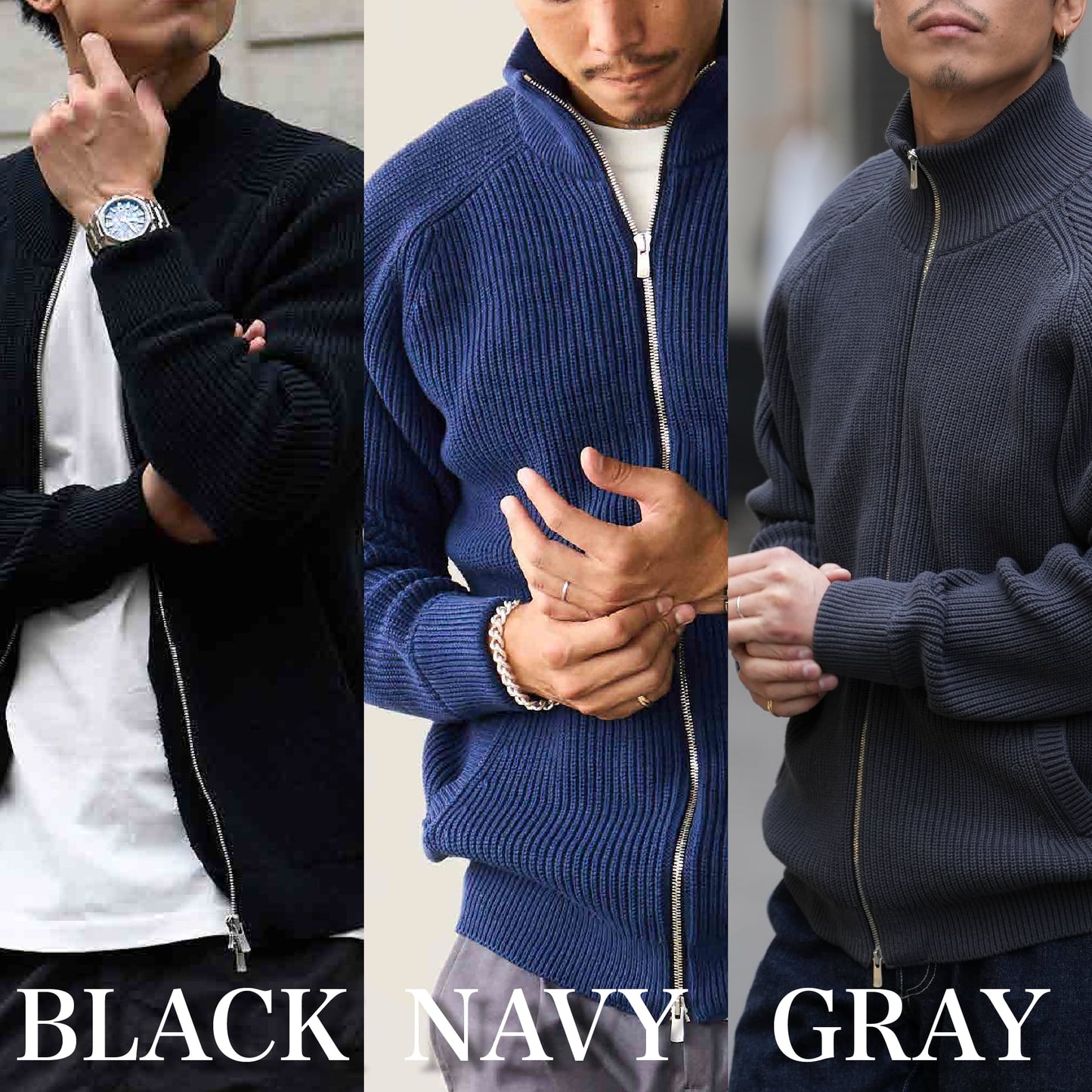 休日のOFFも、仕事のONも。大人の「ドライバーズニット」