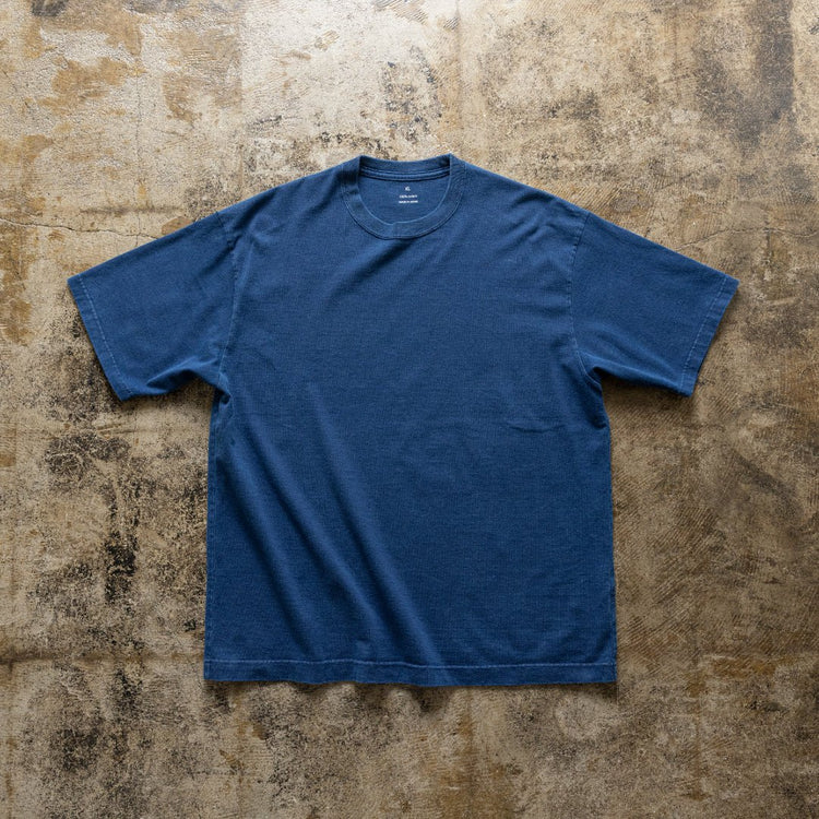 【6月店舗限定】Tシャツ　インディゴ染め 〜RELAXシリーズ - Japan Made屋