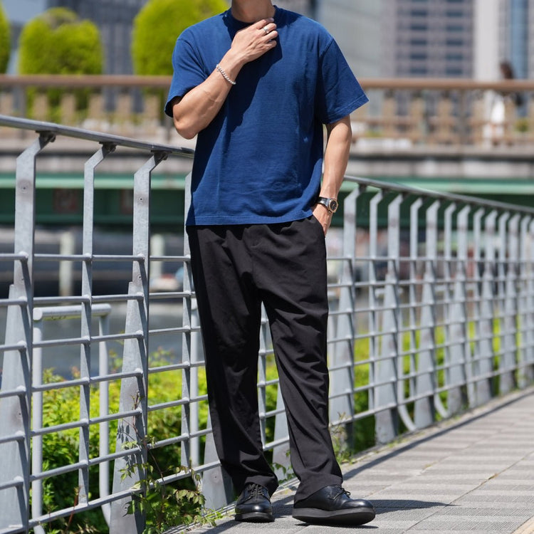 【店舗限定】Tシャツ　インディゴ染め 〜RELAXシリーズ - Japan Made屋