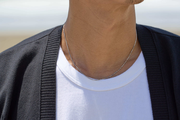 プラチナ『PLATINUMネックレス』45cm