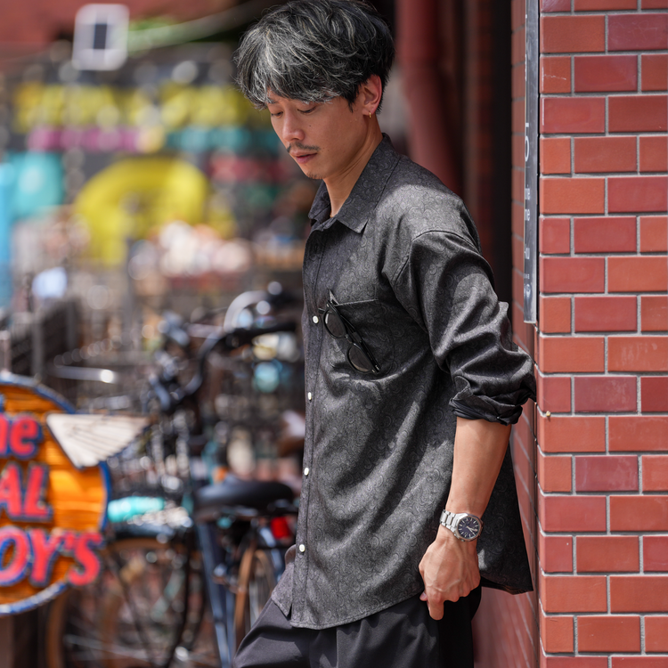 【店舗限定】ペイズリーシャツ