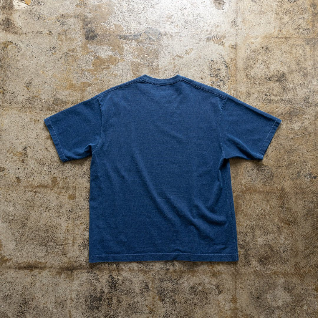 【6月店舗限定】Tシャツ　インディゴ染め 〜RELAXシリーズ - Japan Made屋