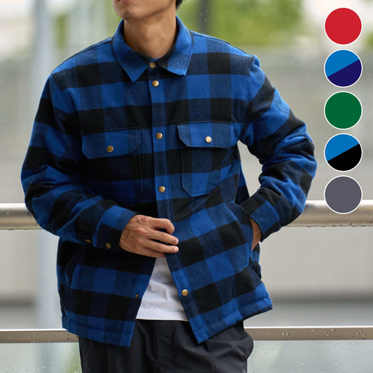 着るだけで“考えずに決まる”休日スタイル「中綿バッファローチェックJKT」（全5色）